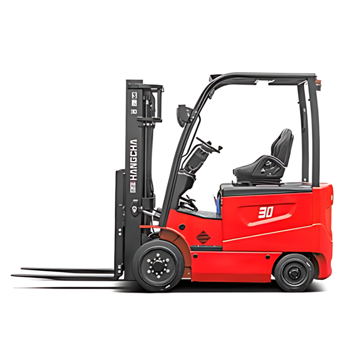 Chariot contrebalancé électrique à 4 roues coussinées #2