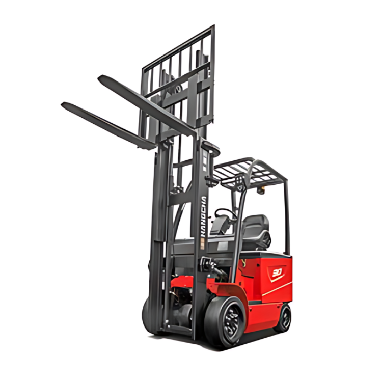 Chariot contrebalancé électrique à 4 roues coussinées #3