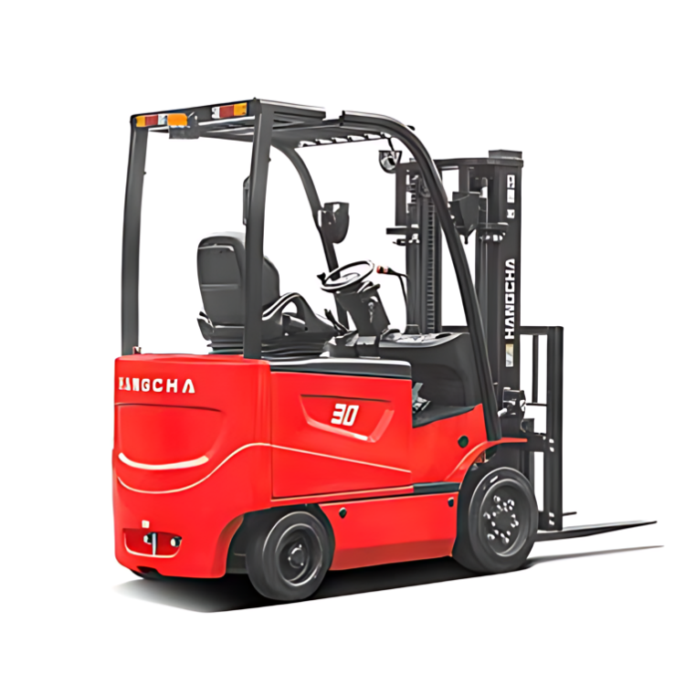 Chariot contrebalancé électrique à 4 roues coussinées #4