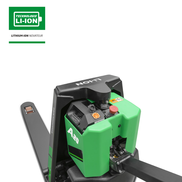 Transpalette à conducteur accompagnant électrique léger au lithium-ion #4